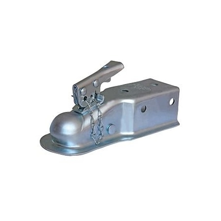 Husky Towing Husky Towing 87076; Straight Channel Mount Trailer Coupler; 3 Inch Channel; 2 Inch Ball; 6000 lb 87076